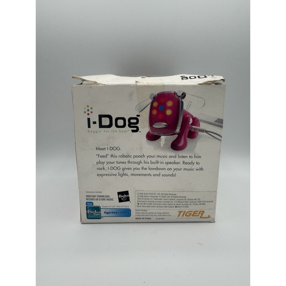Hasbro i-Dog Pink Robotic Music Companion 2005 New In Box Sealed Vintage Toy - Picture 3 of 11